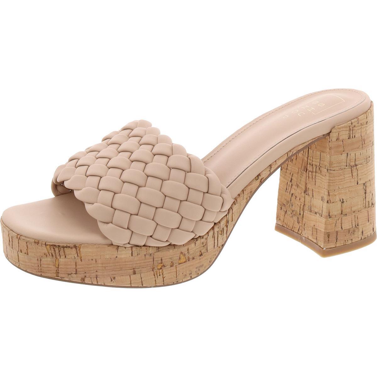 Женские босоножки-слипоны Gladys бежевого цвета на платформе Shu Shop 65 Medium BM BHFO 3849 13190₽