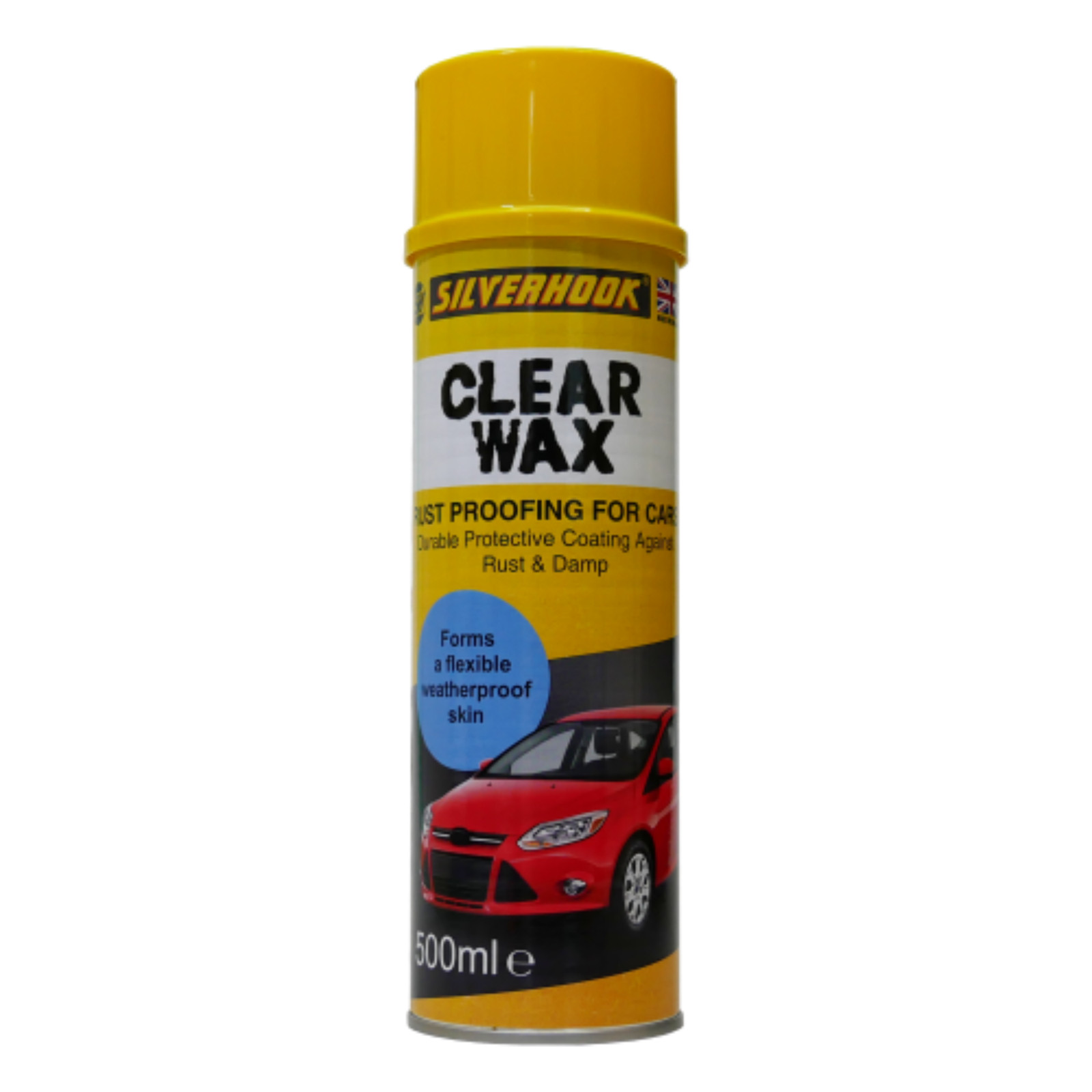 Silverhook Clear Wax Coating Rust Proofing Flexible Weatherproof Cars 500ml