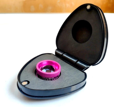 90D DOUBLE ASPHERIC LENS PINK COLOR IN UNIQUE BOX