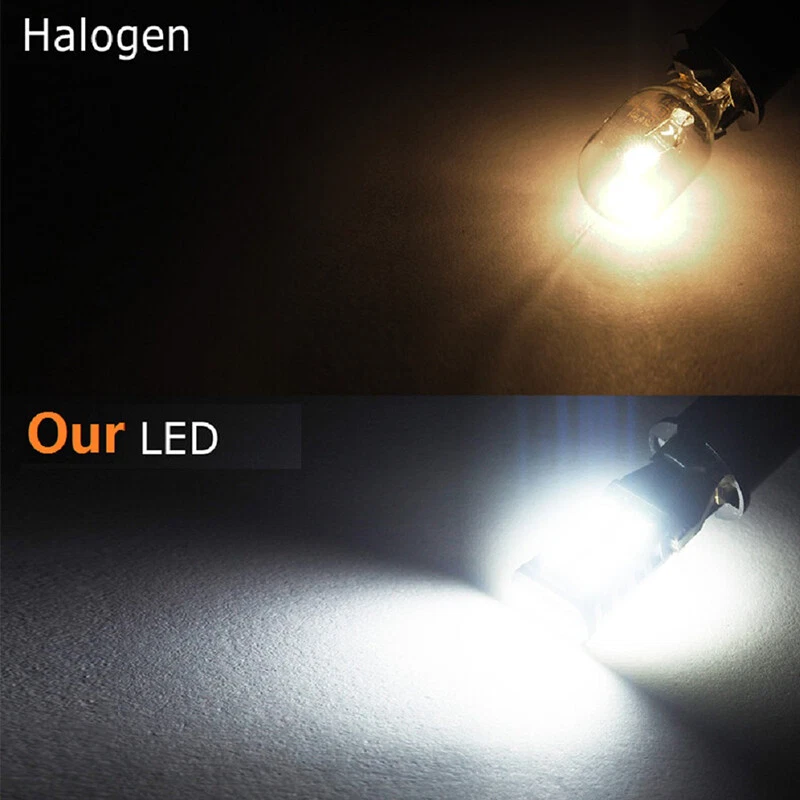 Bombilla LED 15-SMD xenón blanca 2 piezas para Ford Taurus 2013-2019 luces de reversa de respaldo Foto 4 de 4