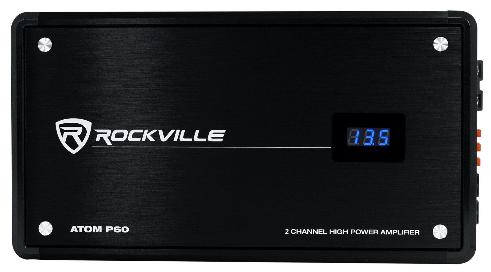 Rockville ATOM P60 4800 Вт Пиковый 1200 Вт среднеквадратичный 2-канальный автомобильный усилитель вт Метр Комплект усилителей