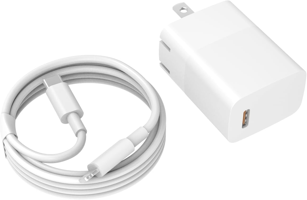 20W Fast Charger Fit for Ipad 9Th Generation Charging Cable Power Cord Supply...