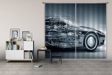 3D Gray Car A4321 Transport Photo Curtain Window Blockout Fabric Amy 2023