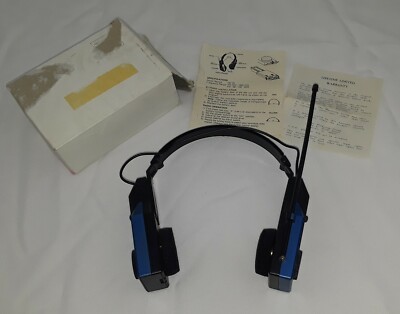 Vintage International Headphone Radio AM/FM Stereo Sound Color Blue | eBay