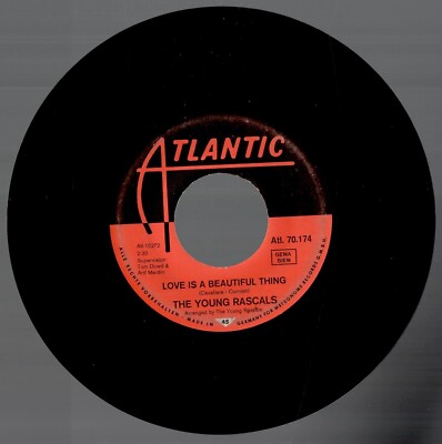 7' Single The Young Rascals You better run / Love is a beautiful thing