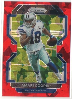 AMARI COOPER 2021 Panini Prizm Red Ice #238 Browns COWBOYS