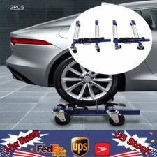 2Pcs 1300lbs Vehicle Repair Mover Car Moving Dolly Auto Wheel Tire Lift Dolly