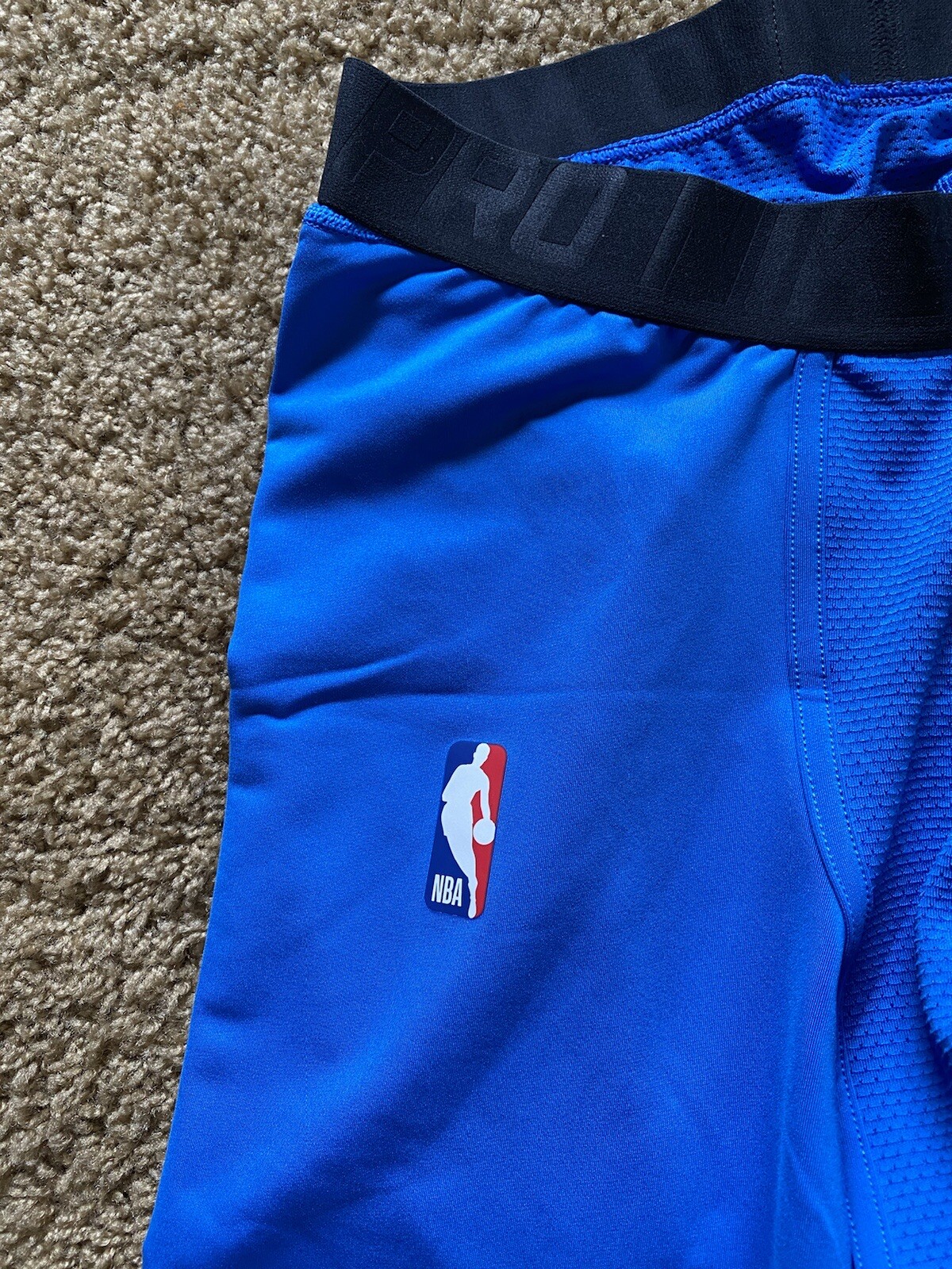 Nike Pro Combat Compression Pants Russell Westbrook Custom Athlete PE Blue M/L image 4
