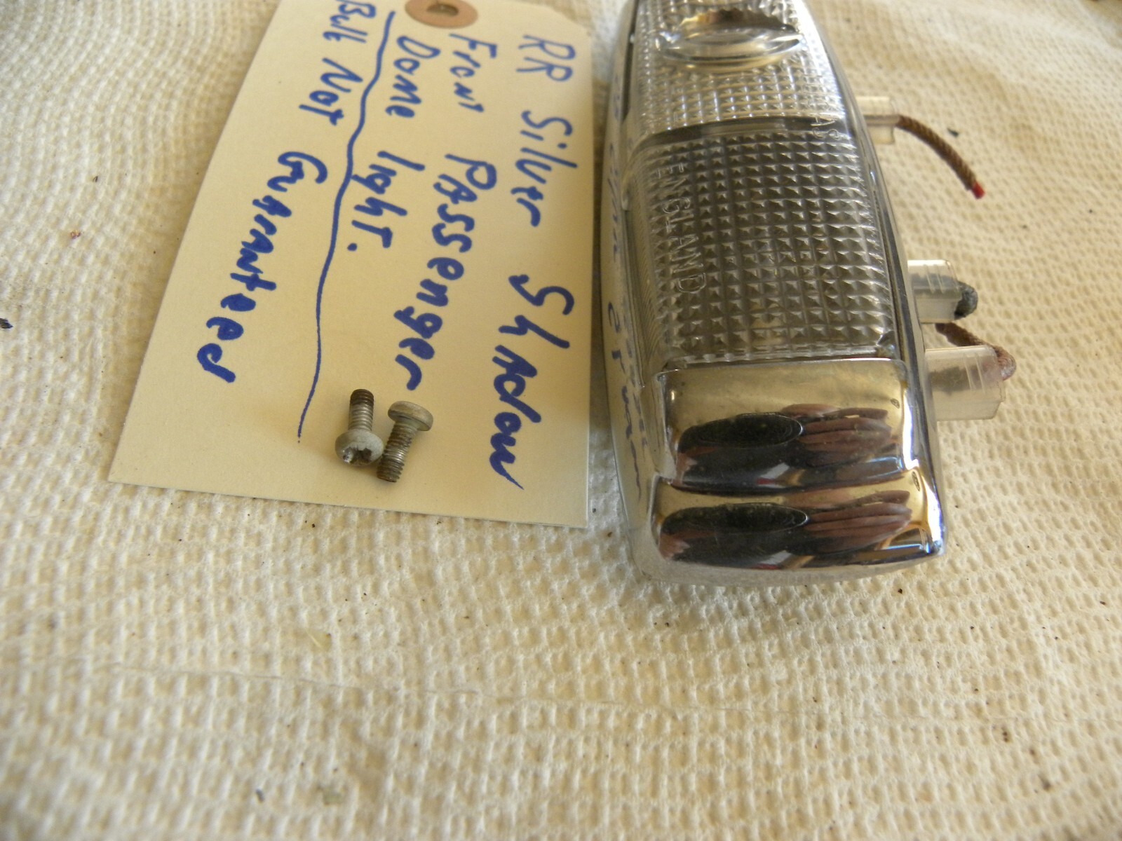 Rolls Royce Silver Shadow Bentley T I II Lucas Front Right Passenger Dome Light