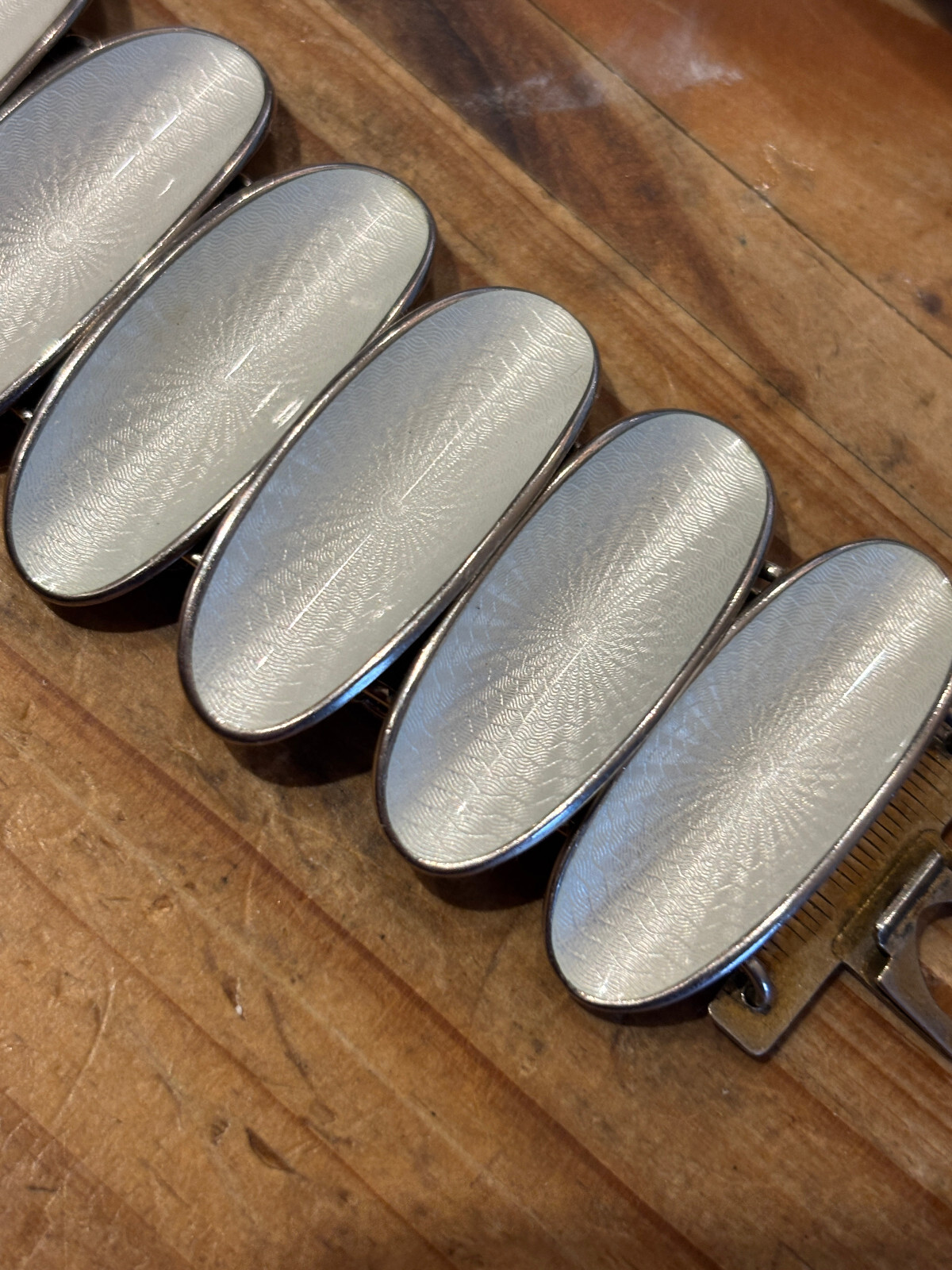 Sterling solid silver enamel David Andersen guill… - image 20