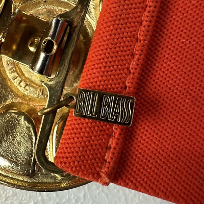Vintage Bill Blass Gold Medallion Belt 1980 display picture 3