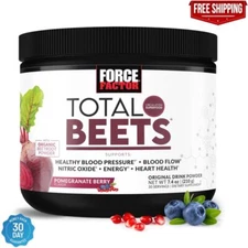 Force Factor Total Beets Circulation Superfood Beet Root Powder Nitric Oxide