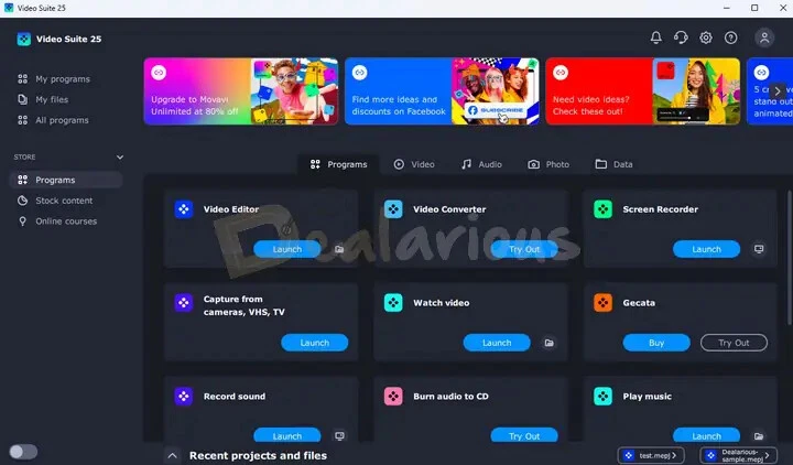 Deal : Movavi Video Suite 2026  LIfetime Convert Videos , Edit MPEG AVI WMV - Image 2 of 4