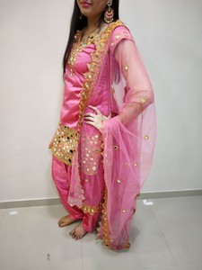 pink salwar suit design