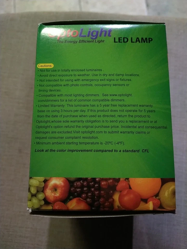 Opto Light BR40 LED Bulb 11W 2700K Dimmable Soft White –  - Image 2 of 2