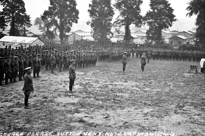 vnn-10 Kirchenumzug & Nr. 7 Militärlager, Sutton Veny bei Warminster. Foto