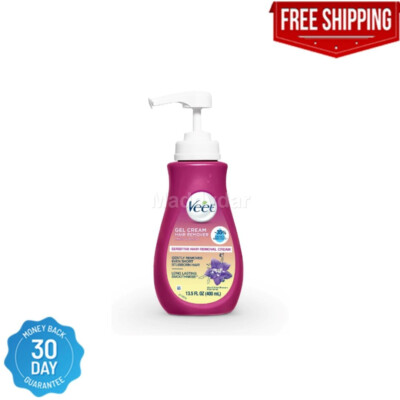 Veet Gel Hair Remover Cream For Legs And Body Sensitive Formula 13.5 Fl Oz