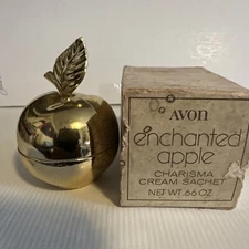 Vintage 1970's Avon Enchanted Apple Sonnet Cream Sachet .66oz (opened) #43566