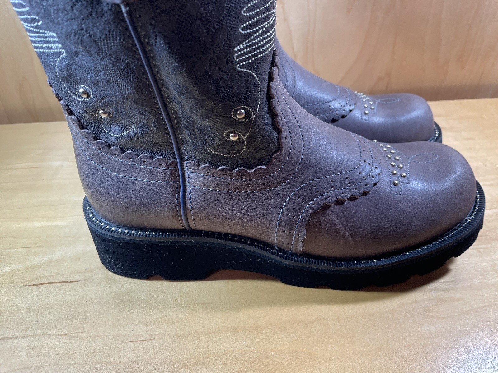 Ariat Fat Baby The Original Women’s Western Boots Size 8.5B Brown