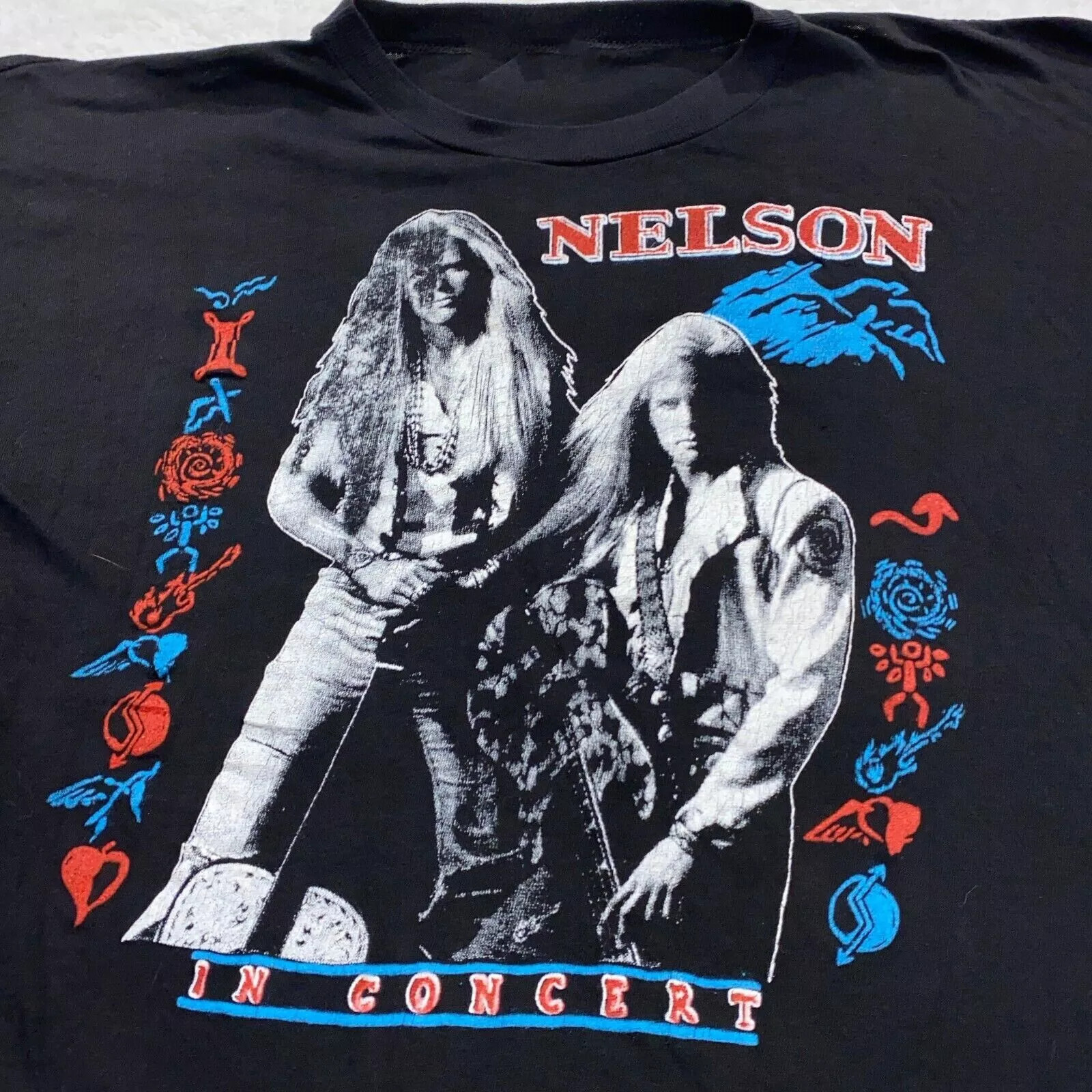 80s NELSON CONCERT T-Shirt Unisex Cotton All Sizes T-shirt