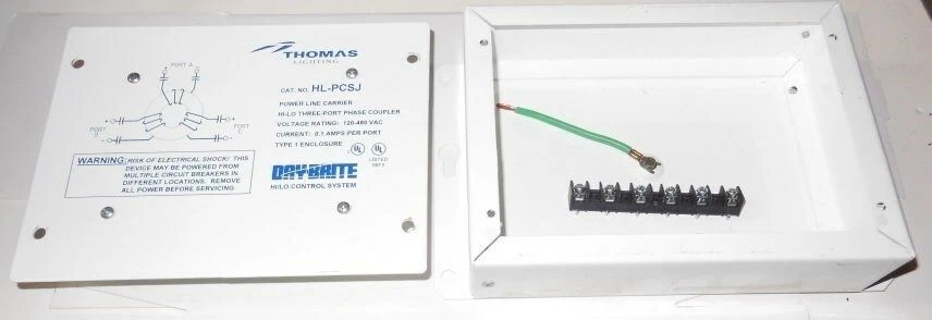 THOMAS - DAY-BRITE Acoplador de fase de 3 puertos para circuito de iluminación HI/LO HL-PCSJ - NUEVO Foto 4 de 4