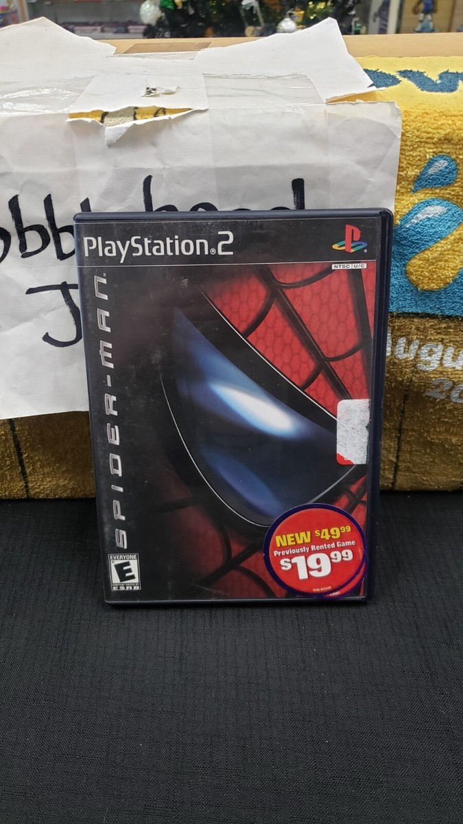 THE SPIDER-MAN SONY PLAYSTATION 2 PS2 VIDEO GAME NO MANUAL