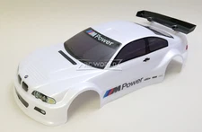 1/10 RC Car BODY Shell BMW E46 M3 200mm *PRE- FINISHED* -LIGHT SILVER-
