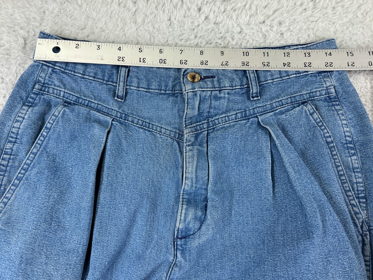 VINTAGE Dockers Pants Womens 12 Blue Jeans Denim 90's