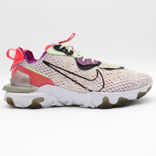 Nike React Vision Men's 11 US Summit White Barely Volt Laser Crimson CD4373-102