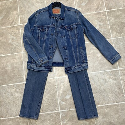 Men s Levi s Jean Outfit Jacket Large Pants 30 x 30