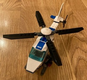 Lego 7741 City Police Helicopter&nbsp;100% complete + ALL MINIFIGS and BOX EUC!!!!!!