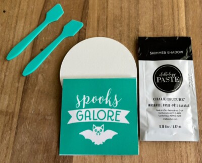 Chalk Couture Mini Kit 1 Transfer, Paste, & 2 Stir Sticks Spooky Galore