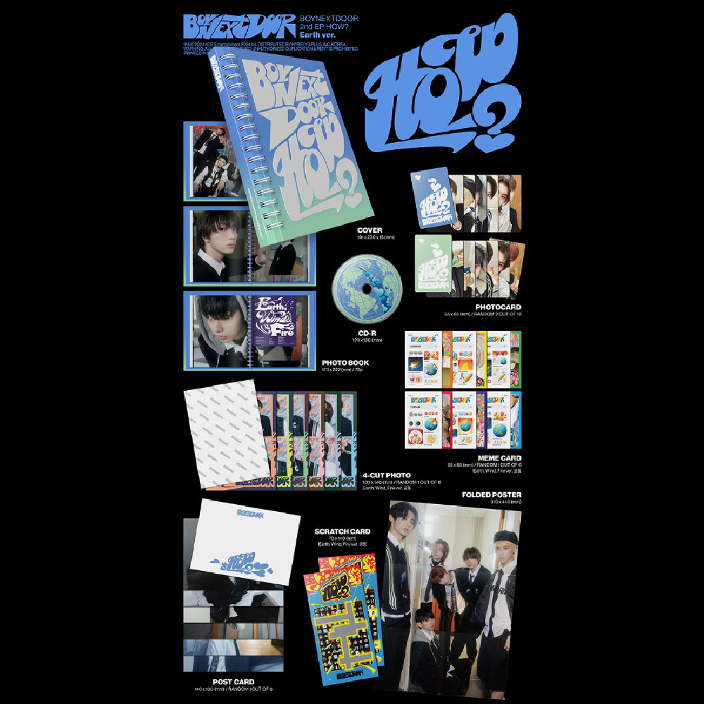 BOYNEXTDOOR　2nd EP「HOW?」　シリアル　20枚② BOYNEXTDOOR - HOW? [2nd EP Album] - K PLACE