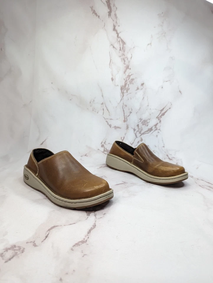 Zapatos Mocasines Chaco Sin Cordones Para Mujer 9 EU 40 Zaagh Gunnison Cuero Marrón Shiitake Foto 2 de 4