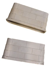 Vtg TYCO USA Slot Car Super Vettes PIER Support #7850. Set of 2