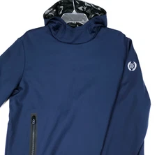 Greyson Cokato Hoodie Mens L Navy Blue Performance Golf Pullover READ