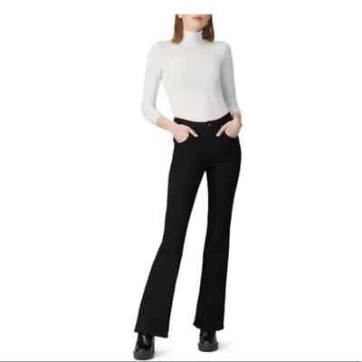 Universal Standard NWT Black Sava High Rise 34  Flare Jeans Women's Sz 4