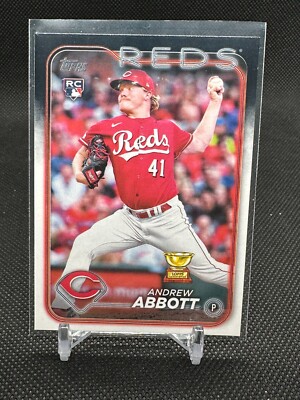 2024 Topps Andrew Abbott ROOKIE #214 - Cincinnati Reds
