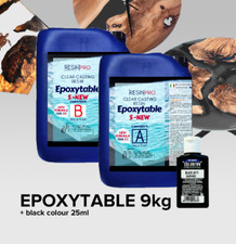 EPOXY RESIN FOR TABLES AND CRAFTS 1.55-18 KG [19,84 lb] + a pigment as a Gift!