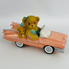 Cherished Teddies A Girl With Style Evelyn Figurine Girl Pink Car 104662 2002