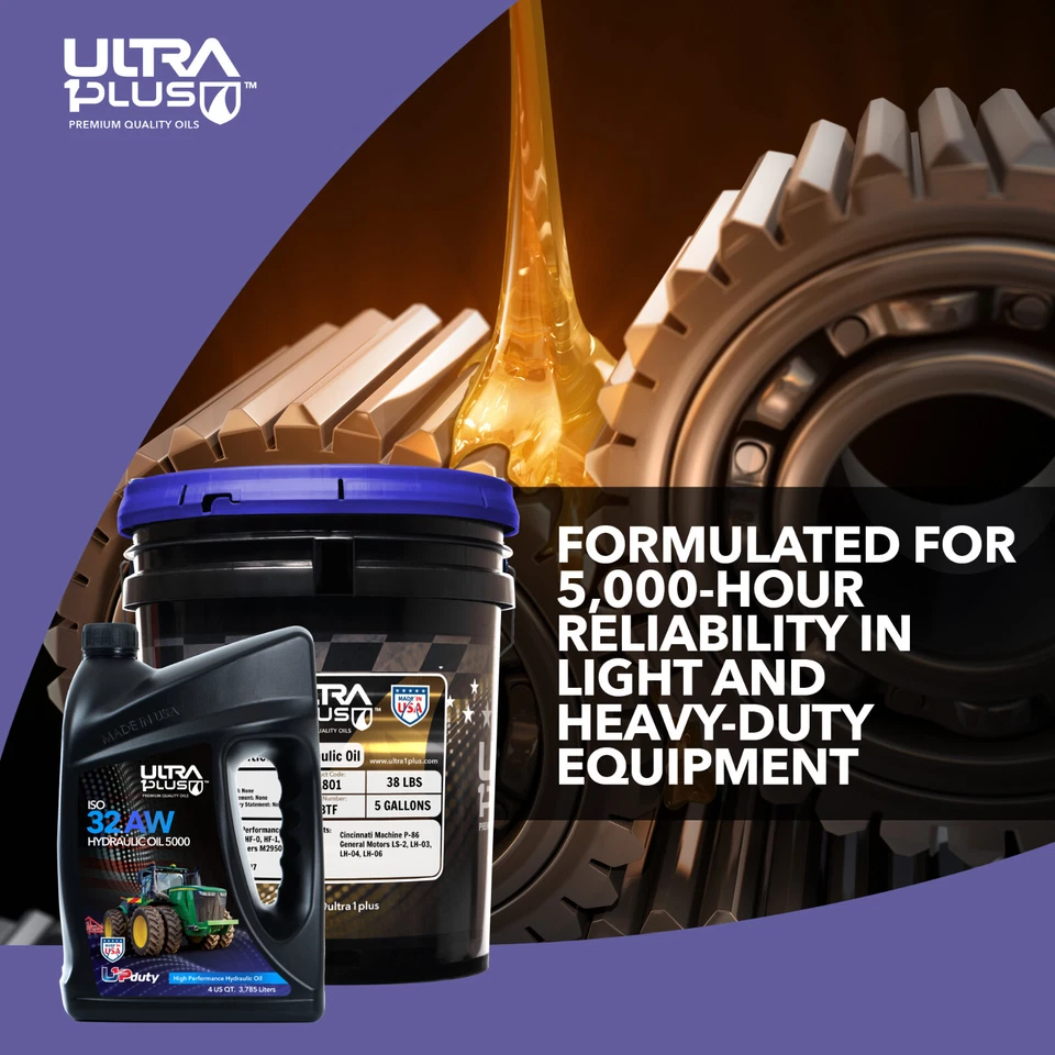 Гидравлическое масло Ultra1Plus AW ISO 32 рассчитано на 4500 часов (5 галлонов ведро) - Изображение 4 из 4