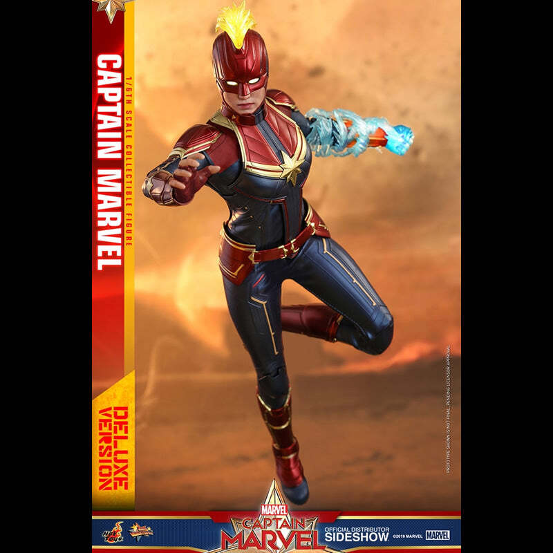 Hot Toys キャプテン・マーベル デラックスエディション HOT TOYS Captain Marvel DELUXE Version MMS522 1:6 Scale Figure NEW