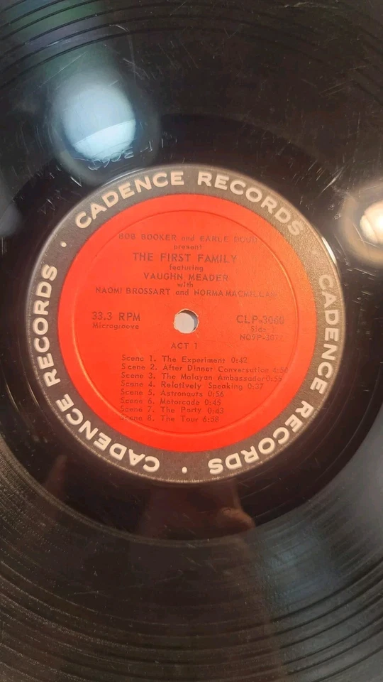 Vintage Vinyl Record: 1962 The First Family JFK Kennedy family parody Very Funny Foto 4 de 4