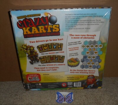 NEW CRAZY KARTS A TEAM BOARD GAME LIKE NO OTHER! PORTAL GAMES