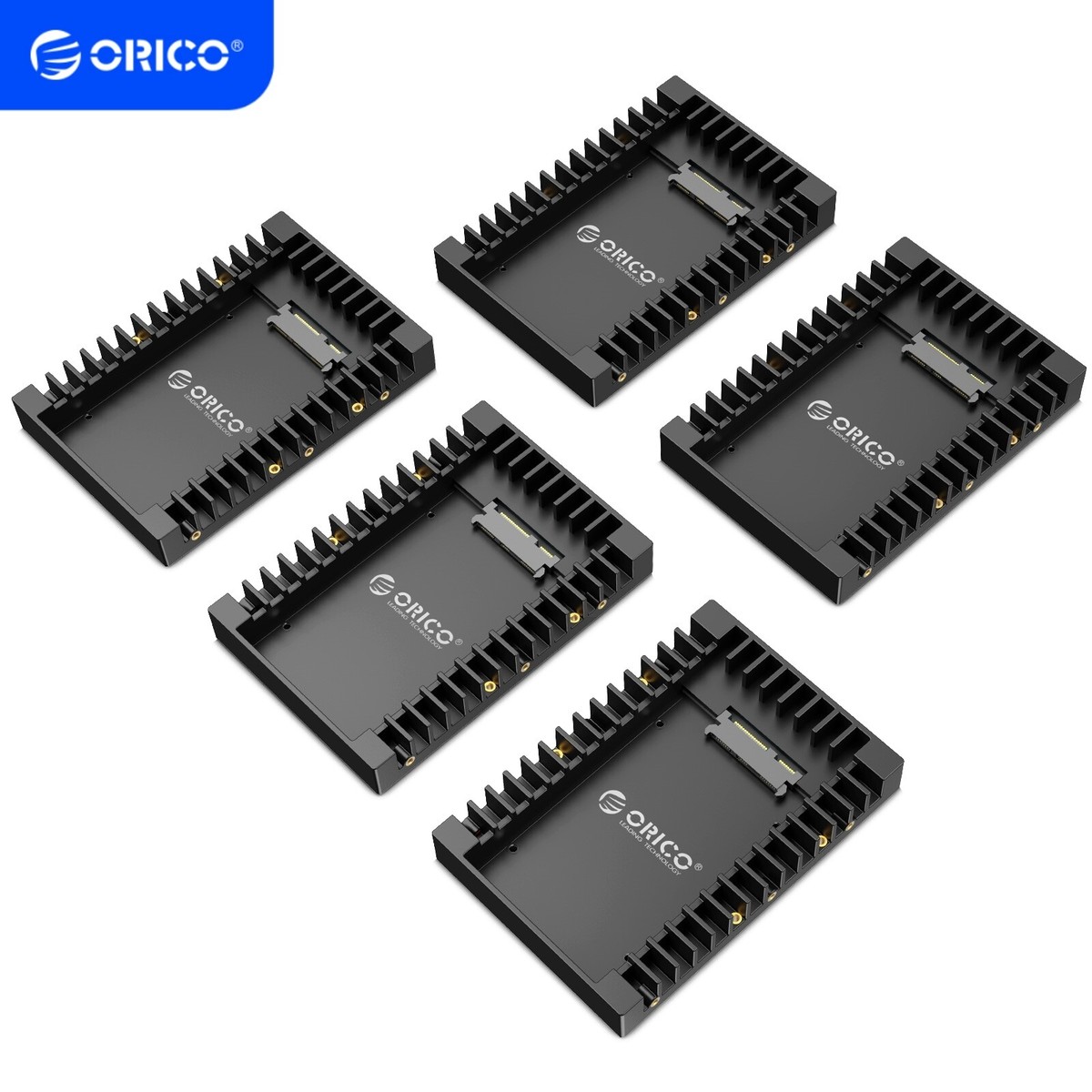 ORICO 1-5PACK SSD SATA Mounting Bracket to Hard Drive Adapter Caddy  Tray