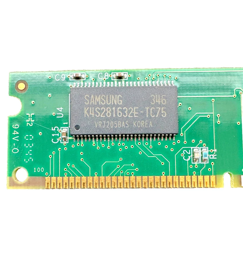 Samsung K4S281632E-TC75 168-pin SDRAM 128MB 133 MHz (PC133) 3.3V - Image 2 of 3