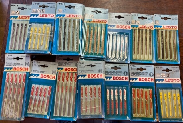 Bosch and Lesto Blades - saws lot