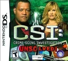 CSI: Unsolved - Nintendo DS Video Games
