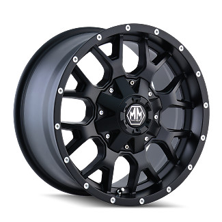 4-Mayhem 8015 Warrior 20x9 6x135/6x5.5'' +18mm Matte Black Wheels Rims 20'' Inch