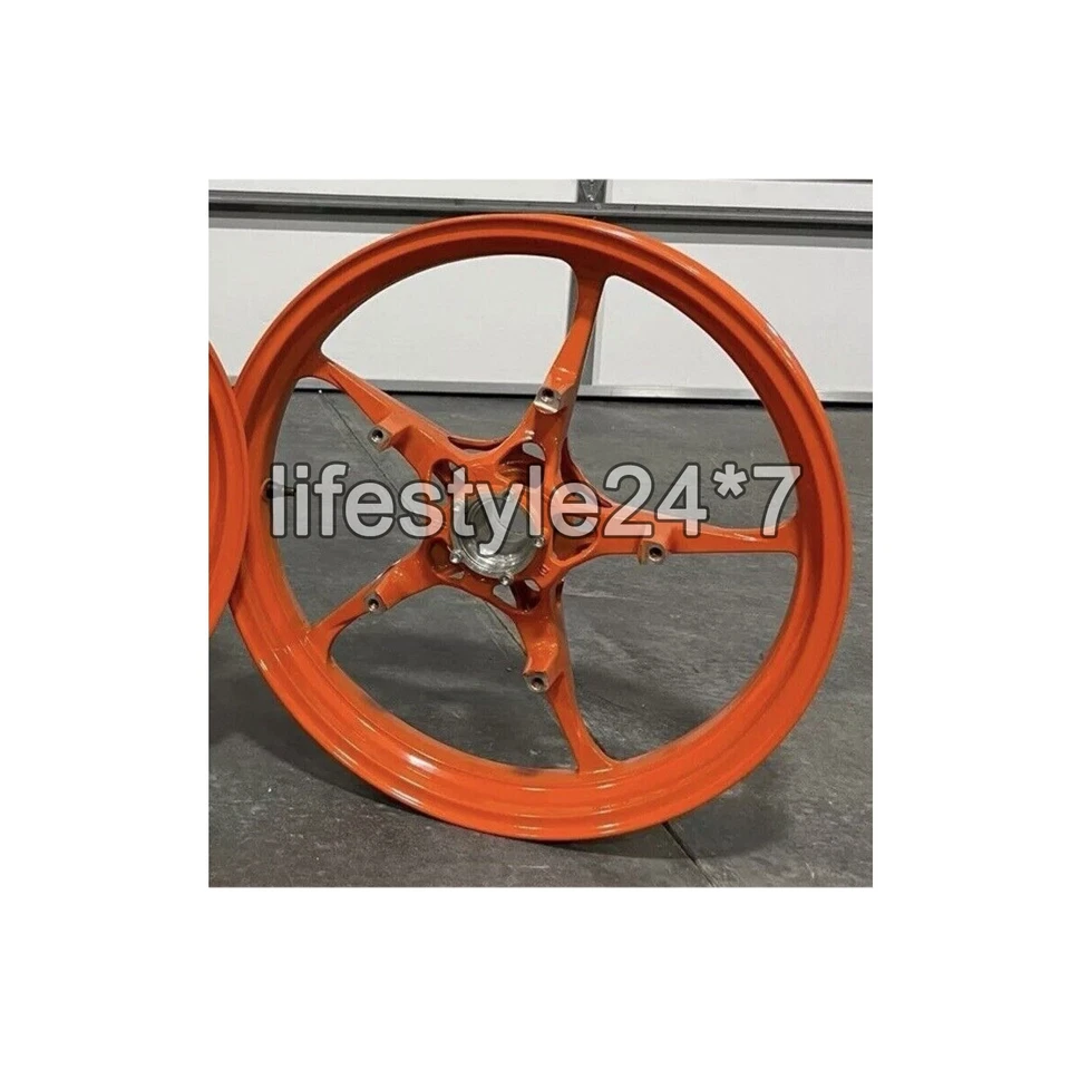 Fit For KTM RC 200 390 Gen-3 Orange Color Front Wheel Rim (2022) Model Foto 4 de 4